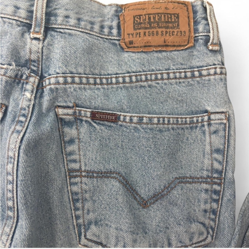 High quality Spanish vintage denim light wash high rise - Picture 4 of 6